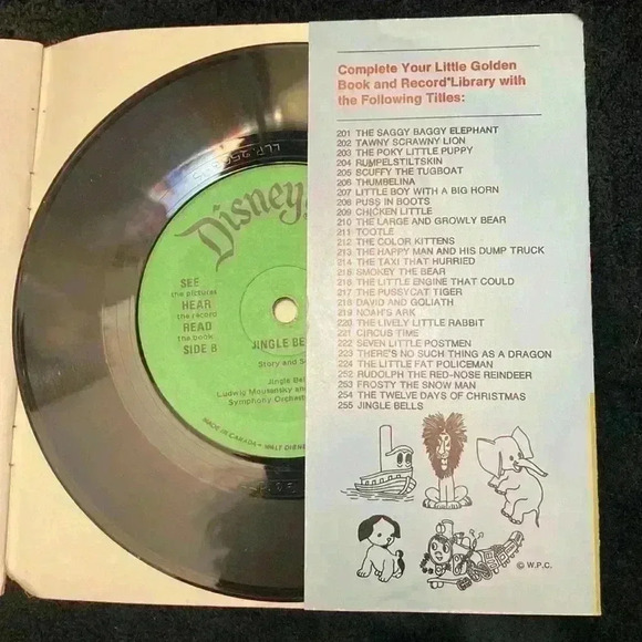 Vintage 1976 Jingle Bells Little Golden Book
7 Inch  Record - Picture 6 of 9